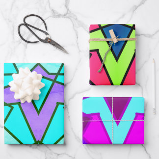 Triangle Abstract Wrapping Paper Sheets