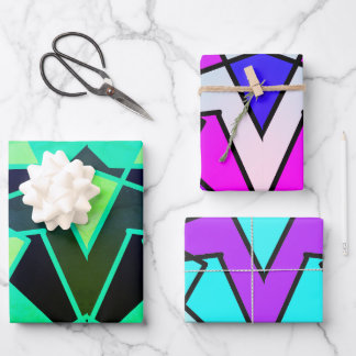 Triangle Abstract Wrapping Paper Sheets
