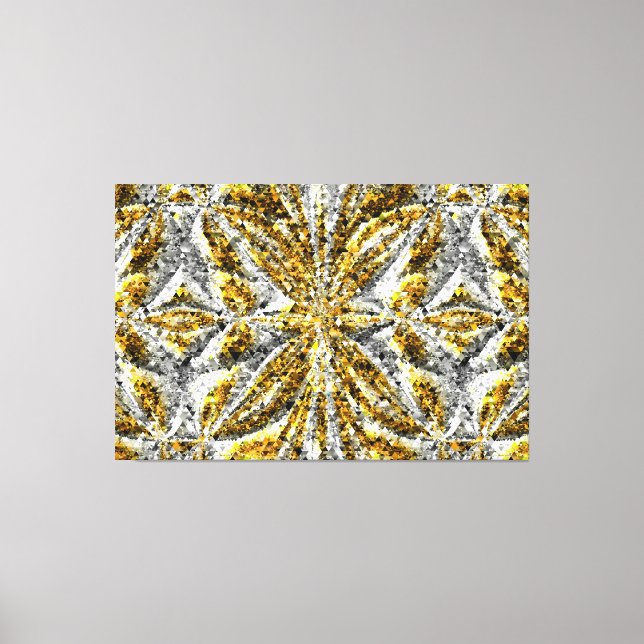 Triangle Art 2 Canvas Print (Front)