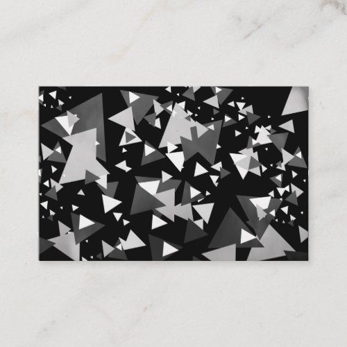 Triangle art business card