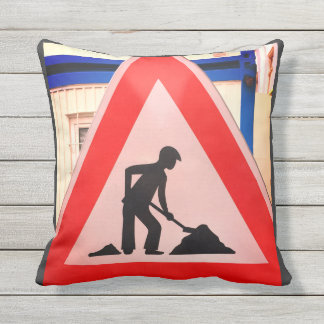 Triangle ART by Street ART Designs Outdoor Pillow