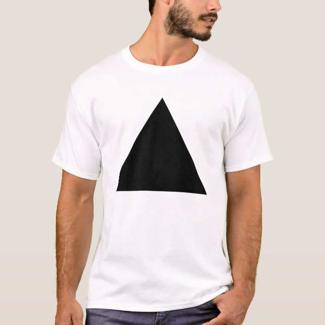 Triangle - Black T-Shirt (Front)