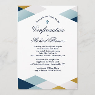 Triangle Borders Invitation