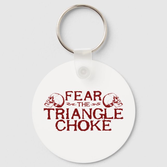 Triangle Choke Keychain (Front)