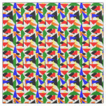 Triangle Collage  Fabric