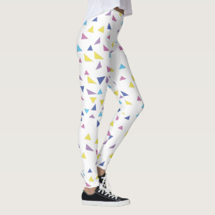 Colorful Geometric - Triangles Leggings for Sale by pugmom4