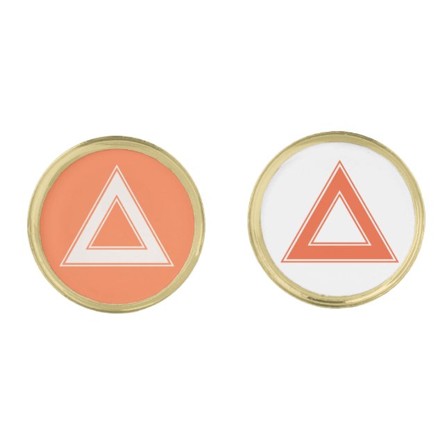 Triangle Cufflinks (Front)
