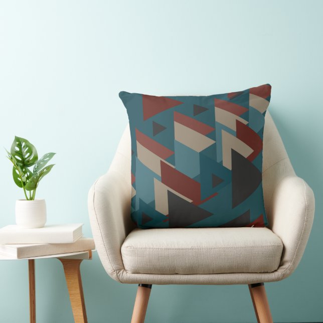  Triangle Dreamscape Throw Pillow (Chair)