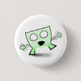 Triangle Dude Young Balancing Pinback Button