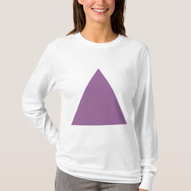 Triangle - Dusty Plum T-Shirt (Front)