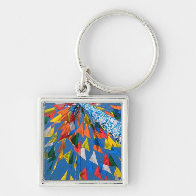 Triangle Flag Decoration Keychain (Front)