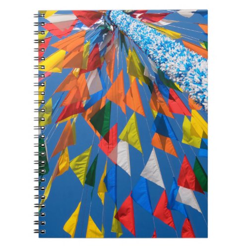 Triangle Flag Decoration Notebook