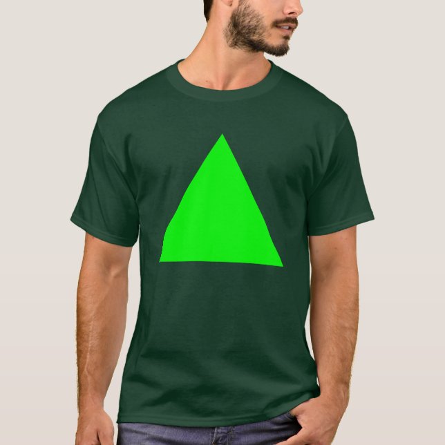 Triangle - Green T-Shirt (Front)