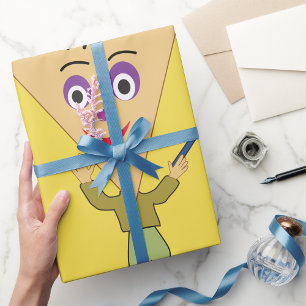 Triangle Head Character Wrapping Paper