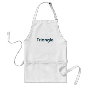 Triangle Horizontal Logo Adult Apron