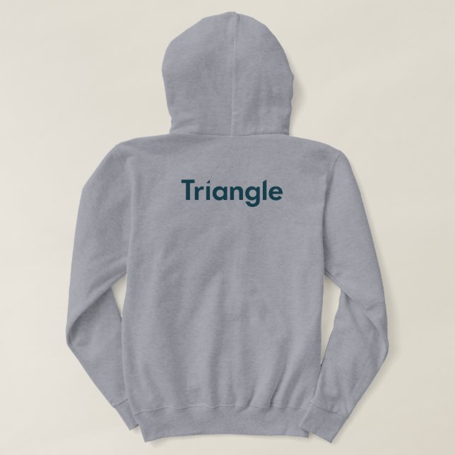Triangle Horizontal Logo Hoodie (Design Back)