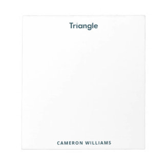 Triangle Horizontal Logo Notepad