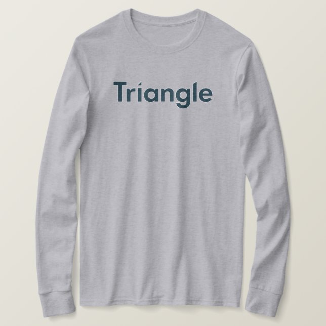 Triangle Horizontal Logo T-Shirt (Design Front)