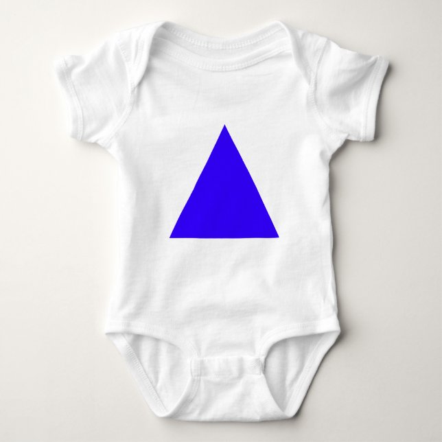 Triangle jGibney The MUSEUM Zazzle Gifts Baby Bodysuit (Front)