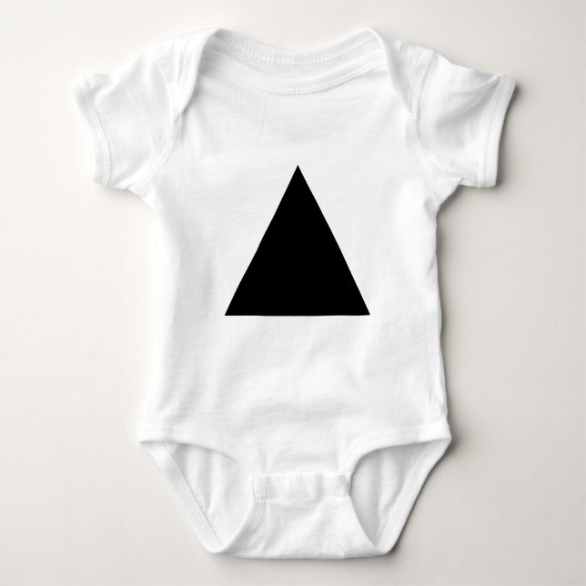 Triangle jGibney The MUSEUM Zazzle Gifts Baby Bodysuit (Front)