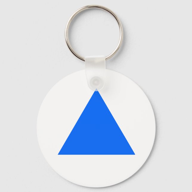 Triangle jGibney The MUSEUM Zazzle Gifts Keychain (Front)