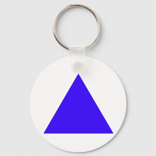 Triangle jGibney The MUSEUM Zazzle Gifts Keychain (Front)
