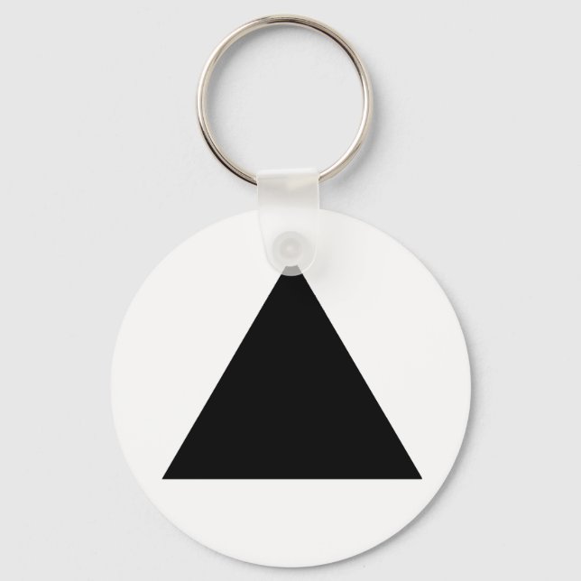 Triangle jGibney The MUSEUM Zazzle Gifts Keychain (Front)