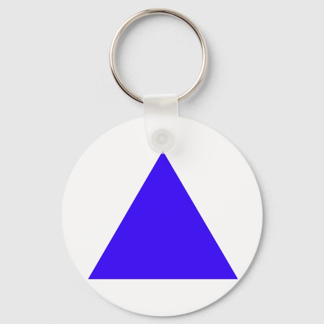 Triangle jGibney The MUSEUM Zazzle Gifts Keychain (Front)