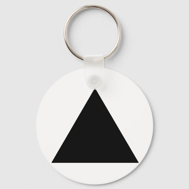 Triangle jGibney The MUSEUM Zazzle Gifts Keychain (Front)