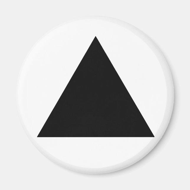 Triangle jGibney The MUSEUM Zazzle Gifts Magnet (Front)