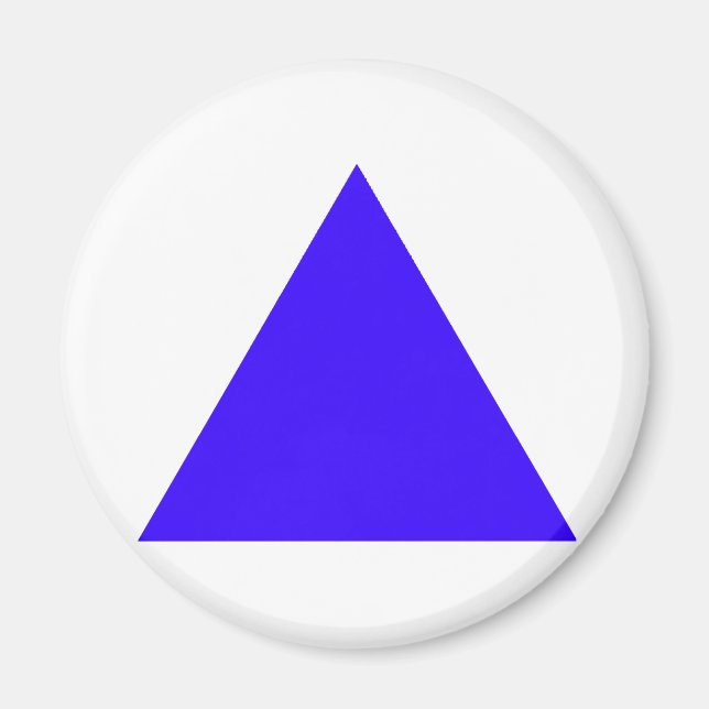 Triangle jGibney The MUSEUM Zazzle Gifts Magnet (Front)