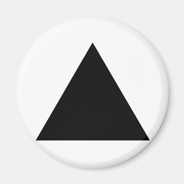 Triangle jGibney The MUSEUM Zazzle Gifts Magnet (Front)