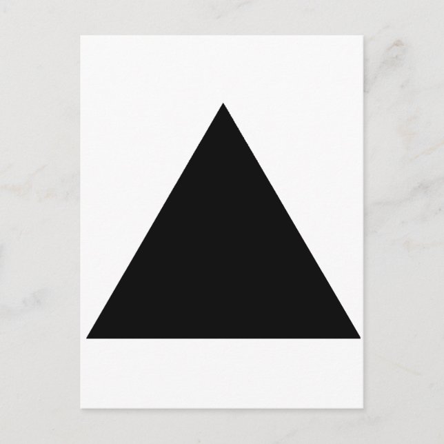 Triangle jGibney The MUSEUM Zazzle Gifts Postcard (Front)