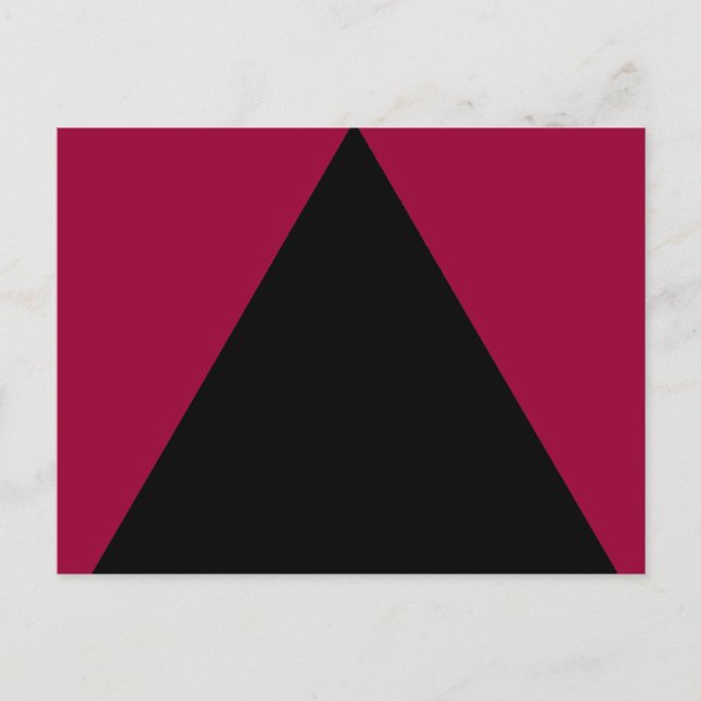 Triangle jGibney The MUSEUM Zazzle Gifts Postcard (Front)