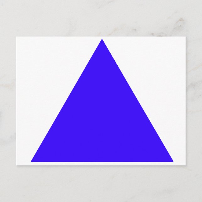 Triangle jGibney The MUSEUM Zazzle Gifts Postcard (Front)