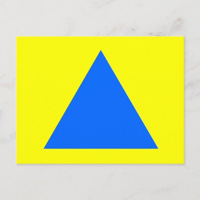Triangle jGibney The MUSEUM Zazzle Gifts Postcard (Front)