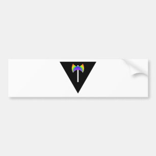 Triangle Labrys Bumper Sticker