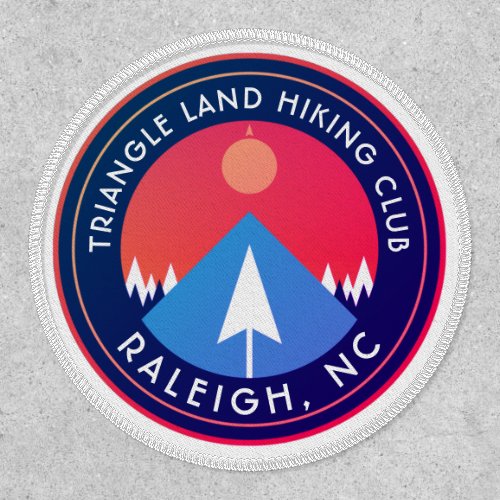 triangle land hiking club north carolina classic r patch