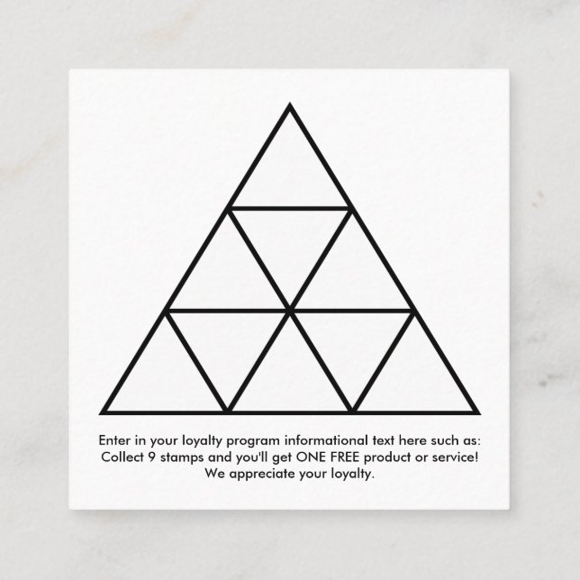 triangle loyalty rewards square (Back)