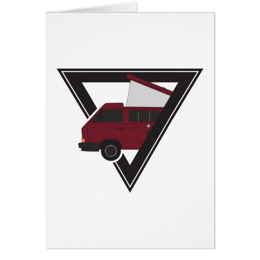 triangle maroon bus cards (Front)