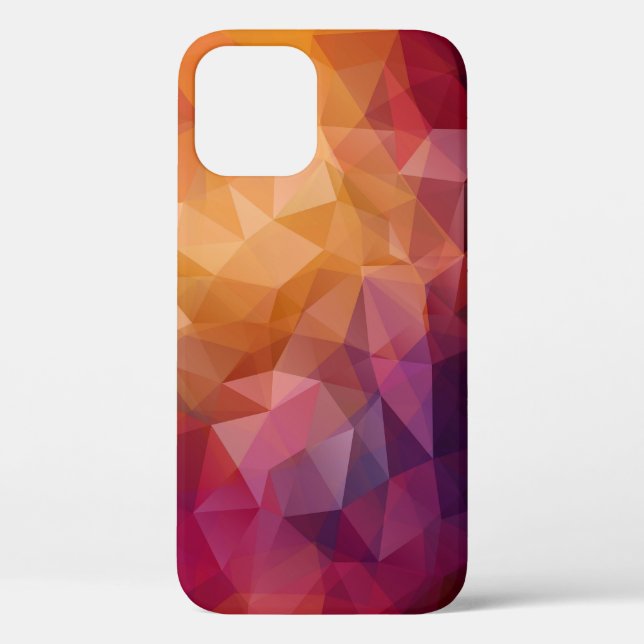 Triangle Mosaic: Dark Vintage Case-Mate iPhone Case (Back)