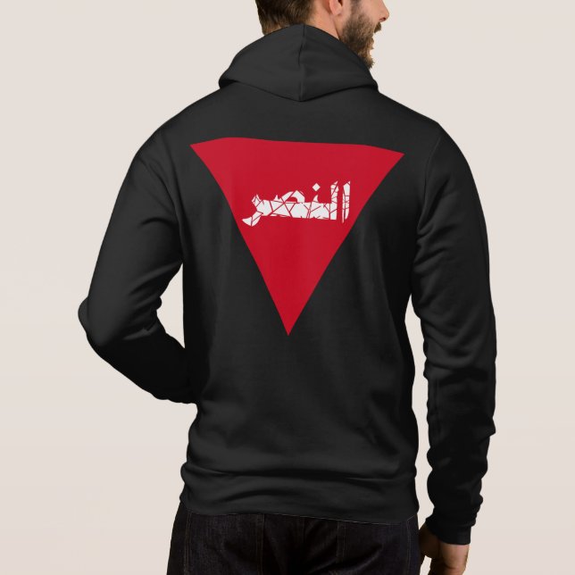 triangle of glory hoodie (Back)