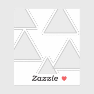 triangle painting sticker
