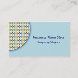 Triangle Pattern Business Cards