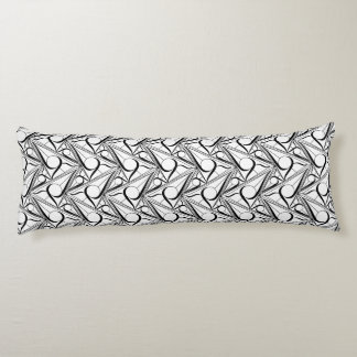 Triangle pattern with circle body pillow