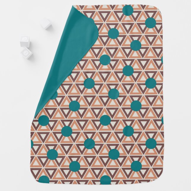 Triangle Quilt  Baby Blanket (In Situ)