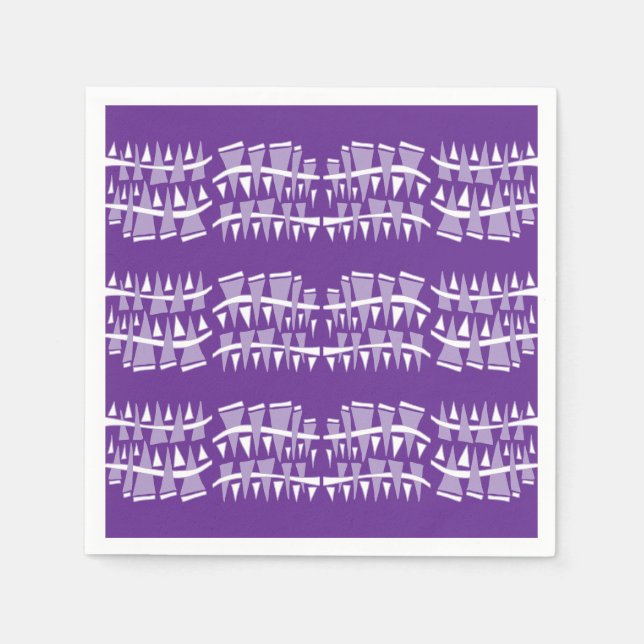 Triangle Rows Dodle44c Napkins (Front)