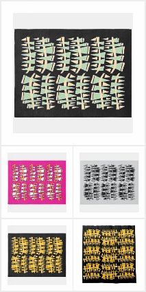 Triangle rows doodle 44