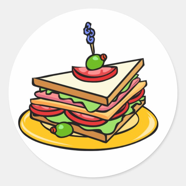 Triangle Sandwich Stickers (Front)