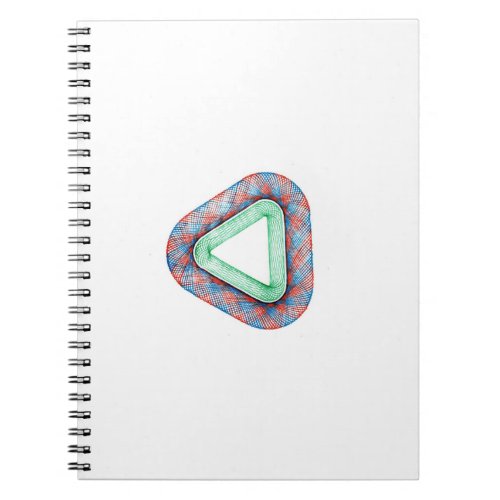 Triangle Spirograph Notebook